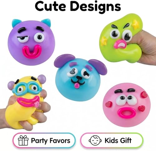 SLEEPHEAD®NEW Smushers Squishy-Curiosities Smushers Dog Face Swap Squishy,Soft Slow Rising Stress Relief for Stress & Anxiety Relief, Cute Dog Face Sensory Fidget for for Adults Anxiety Relief (blue)