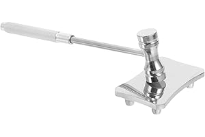 Tofficu Mini Jewelry Hammer Tool 6.29 Inch Lightweight Dual Head Stamping Hammer with Ergonomic Non-Slip Grip for Jewelry Mak