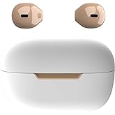 eleror Invisible Mini Wireless Bluetooth Earbuds, Small Semi in-Ear Earbuds for Work & Daily Use, Touch Control, Lightweight for Music & Audiobooks