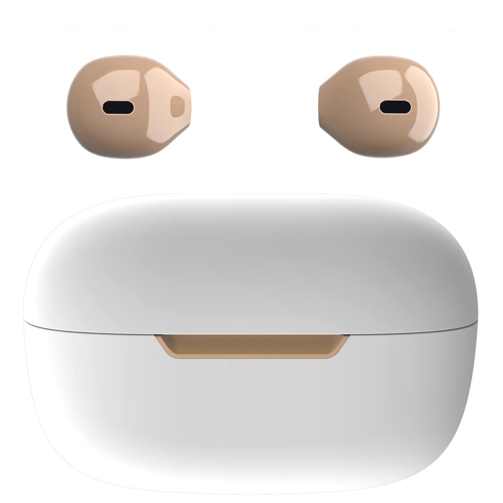 Photo 1 of eleror Invisible Earbuds Bluetooth Mini Size, Wireless Earpiece Semi-in-Ear Ear Buds for Small Ear with Clear Sound, Comfortable Fit for Work, Home, Outworks