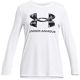 Under Armour Girls' Tech Big Logo Printed Long Sleeve