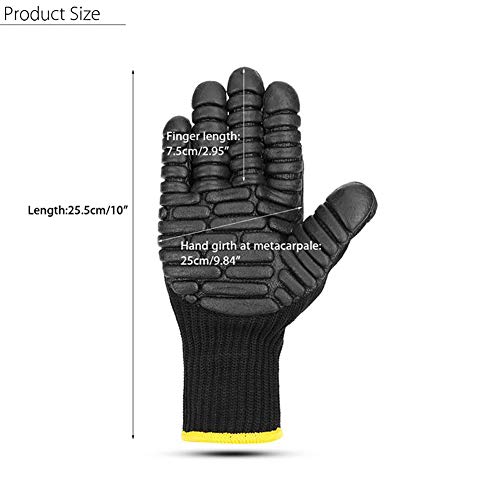 Anti Vibration Work Gloves, Shock Proof Impact Reducing Safety Gloves