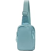 VAKAER Convertible Sling Backpack for Women & Men – Lightweight 3-in-1 Crossbody Daypack with Adjustable Strap, Anti-Theft Pocket, Water-Resistant Small Travel Bag (Ice blue)
