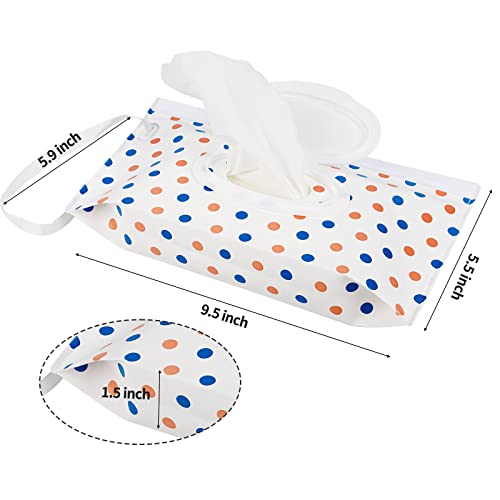 Fnydvis Baby Wipe Dispenser,Refillable Wipe Holder,Portable Wipes