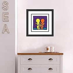 Framed Art Print, 'Untitled 1987' by Keith
