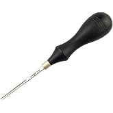 OWDEN Professional Edge beveles for leather craft (3#),Leather tool | Stainless Steel Made,Mirror-Polished and Sharp Blade,Ebony Handle for Leather Wroking.