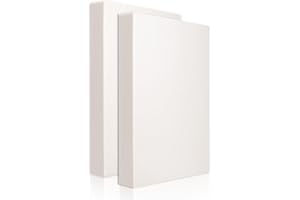 Gvereld High Density XPS Foam Board,4 Pack 15.6x11.7x0.79in Polystyrene Craft Foam Sheets, Rigid and Easy to Shape,DIY Modeli