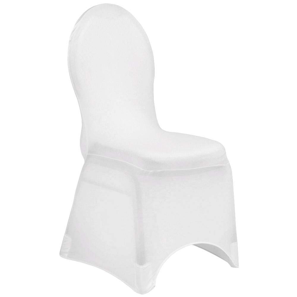 RCZ Decor 1004us Spandex Banquet Chair Cover-White | 1 Pc