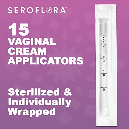 Seroflora Disposable Vaginal Cream Applicators Fits Premarin, Estrace