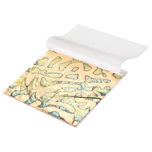 MECCANIXITY 10 Sheet Gold Leaf Sheets, 5.5