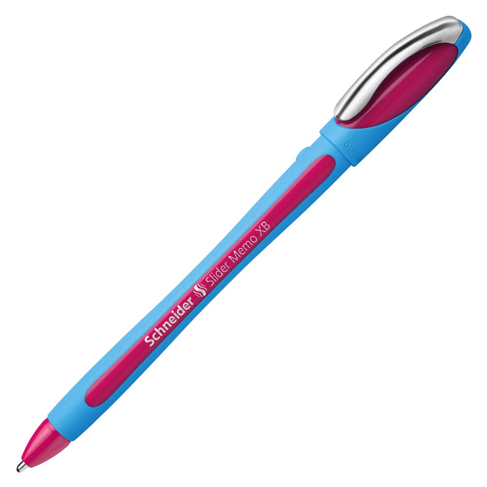 Schneider Slider Memo XB Ballpoint Pen - Pink,Blue