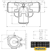 HOZELOCK Auto Reel 30m Wall Mounted Hose Reel with Nozzle Fittings Hose view 10