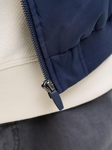 Jjecharge Stand Collar Bomber Noos, Blazer Azul Marino, X_s Hombre, Blazer Azul Marino, XS