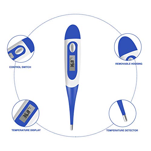 Electronic thermometers, Universal Fast Temperature Reading Oral Rectal