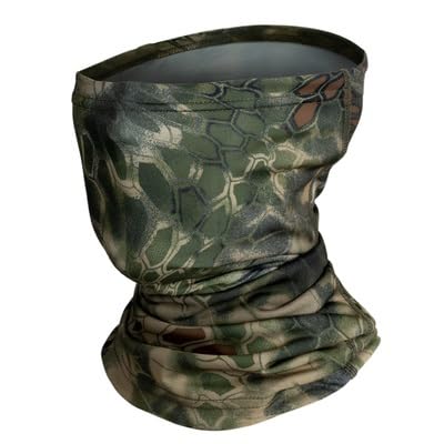 QMFIVE Tactical Camouflage Scarf, Men and Women Multi-purpose Military Headband Style Head Wrap Face Mesh Neckerchief for Combat,Hunting,Climbing,Hiking,Cycling Outdoor activity (B-MR)