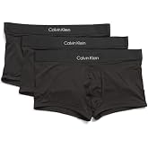 Calvin Klein Men's Microfiber Stretch Contour 3-Pack Low Rise Trunks