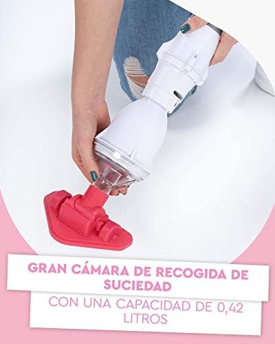 Aspirador de Piscina BC02 | Limpieza eficaz de Piscinas elevadas y Piscinas de hasta 10 m³ | Funcionamiento sin Cable para máxima Libertad de Movimiento | Gran Potencia de succión