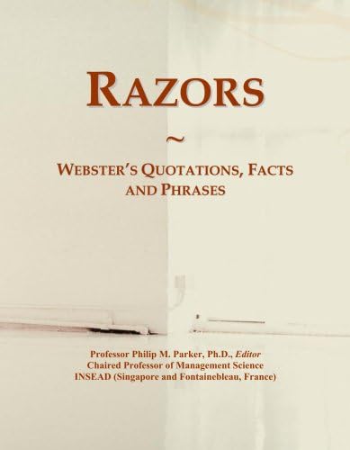 Razors: Webster's Quotations, Facts and Phrases Paperback – June 3, 2008