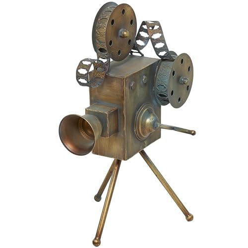 Deco 79 Metal Film Decorative Sculpture Decorative Camera Home Decor Statue, Accent Figurine 8