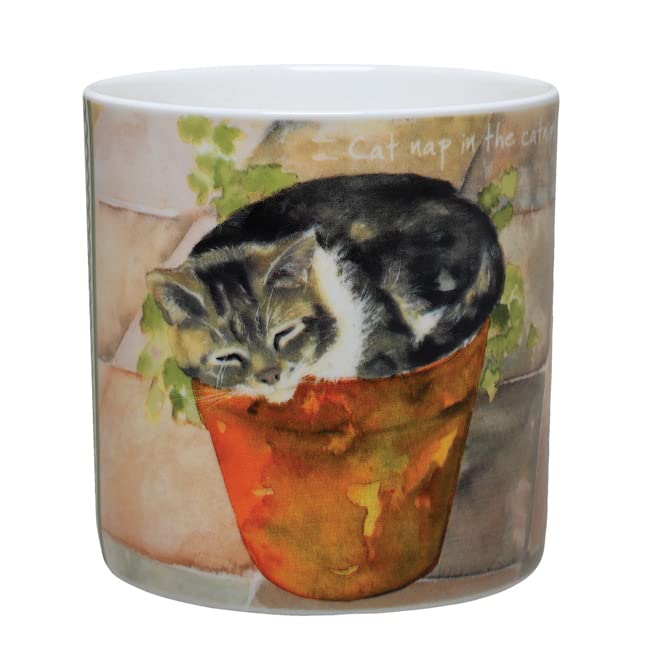 Tabby Cat Catnip Cat Nap Little Dog Laughed Mug In Gift Box Digs & Manor Range