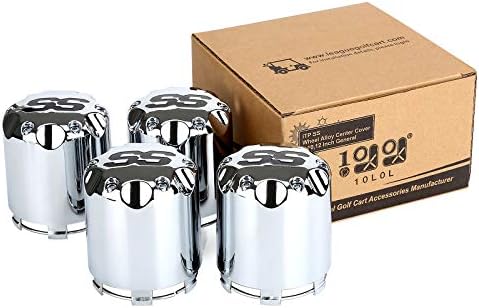 10L0L Golf Cart SS Wheel Alloy Center Hub Cap Universal for EZGO Club Car Yamaha (Push in Style) 10L0L Golf Cart SS Wheel Alloy Center Hub Cap Universal for EZGO Club Car Yamaha (Push in Style)