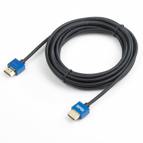 SlimHDMI 4m Slim HDMI Cable, The World's Slimmest HDMI Lead? (Gold Plated, 1080p, 3D, High Speed, ARC)