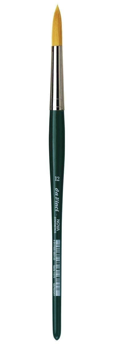 Da Vinci NOVA - Series 1570 - Synthetic Fiber Brush, School and Hobby Lines - Size 12