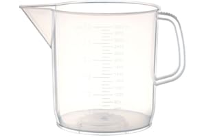 United Scientific 81124 Polypropylene Short Form Pitchers, 3000ml Capacity (Pack of 6)