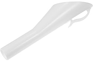 Hihaha 68158775AC / Rear/Fuel Tank Fuel Filler Funnel Tube for Jeep Grand Cherokee 2014-2021 / White Plastic Cap Less Fuel Fillers for Ram 1500 2500 3500