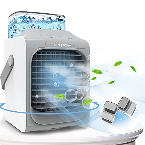 Portable Air Conditioner, 90° Oscillating Portable Cooler, Cordless