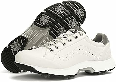 AIAIⓇ Men’s Golf Shoes – Non-Slip with Movable Spikes Wear-Resistant and Stable Comfortable Waterproof Suitable for Ball Sports and Outdoor Fitness AIAIⓇ Men’s Golf Shoes – Non-Slip with Movable Spikes Wear-Resistant and Stable Comfortable Waterproof Suitable for Ball Sports and Outdoor Fitness