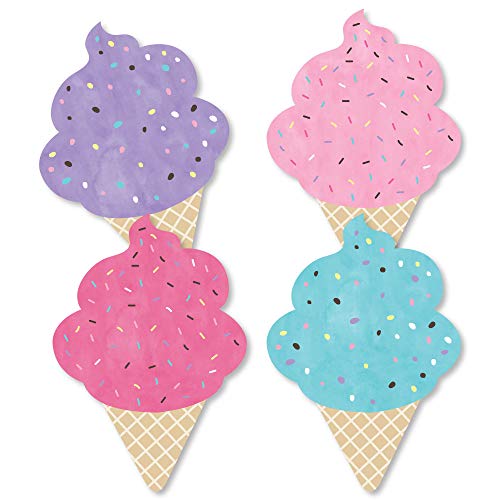 Compare price to ice cream cone cutouts