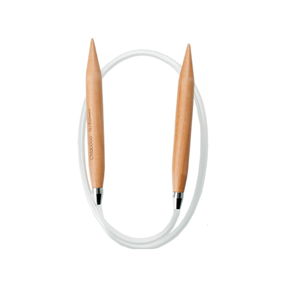 ChiaoGoo Circular Needle Wood 80cm 15.00mm Patina - 1pc