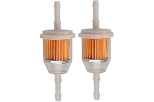 PAOSDKSUI AM116304 Fuel Filter 1/4" and 5/16" For Kohler,John Deere, Gravely, Toro, wheel Horse 25 050 08-s 25 050 03-s 25 050 22-s Lawn mower Tractor (2/Pack)