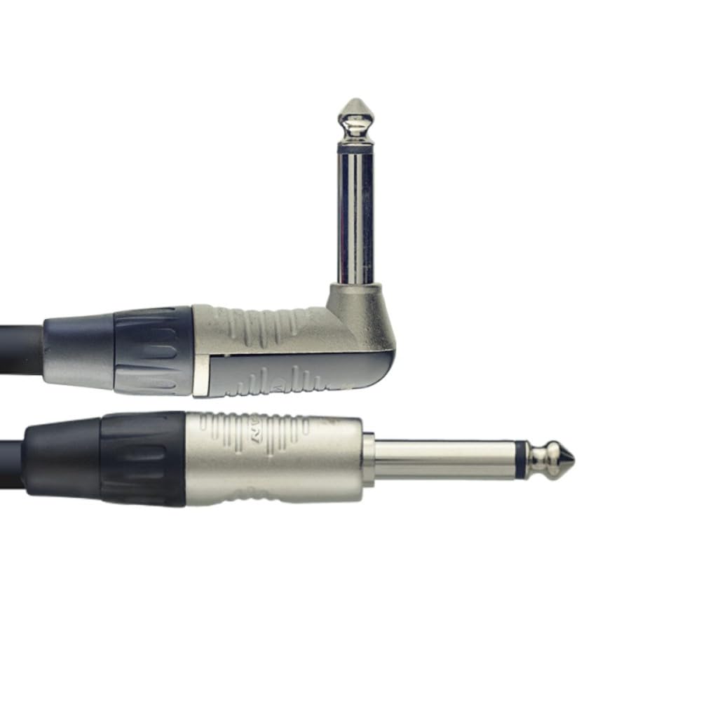 Stagg NGC6PLR 6m N Series Angled Instrument 1/4 inch Cable