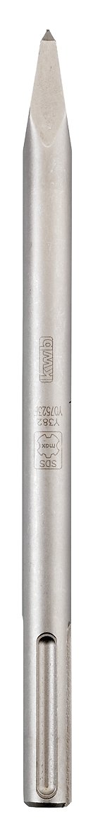 kwb SDS Max Chisel, Point Chisel, 280 mm - High-Quality Tool for Masonry and Concrete