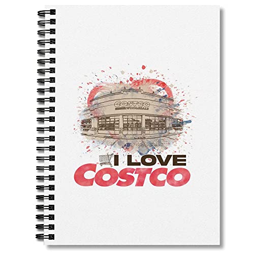 Wide Ruled Spiral Notebook I Notebooks Love Journaling Costco Composition Classic Planner Design