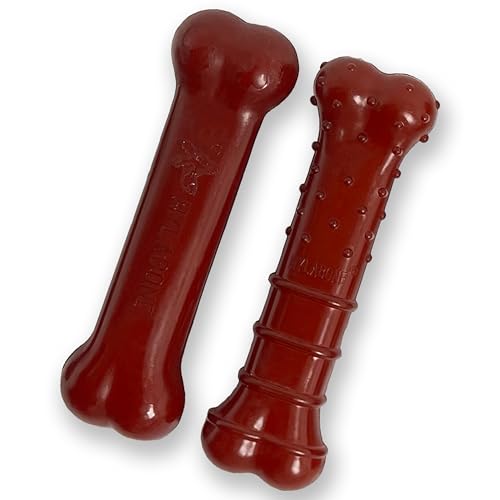 Nylabone Original & Textured Bone Power Chew Toy for Dogs, Durable & Tough Dog…