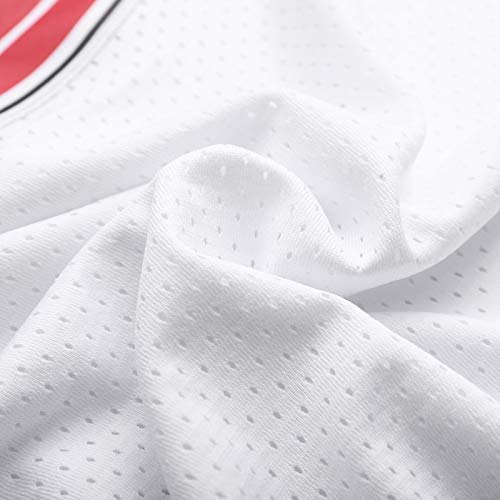 90s Basketball Jersey Shirt for Party, Space Movie #1#10 Jersey for Halloween Party,Classic Outfit for Throwback(10White,X-Large)