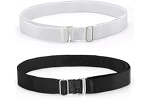 2PCS Crop Tuck Bands for Shirts, Adjustable Shirt Tuck Band, Elastic Shirt Cropping Band