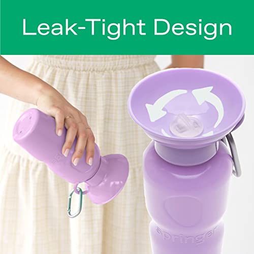 Springer Dog Water Bottle Portable Travel Water Bottle Dispenser for