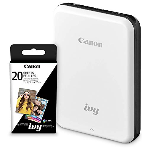 Canon Ivy Bluetooth Mini Mobile Photo Printer (Slate Gray) with