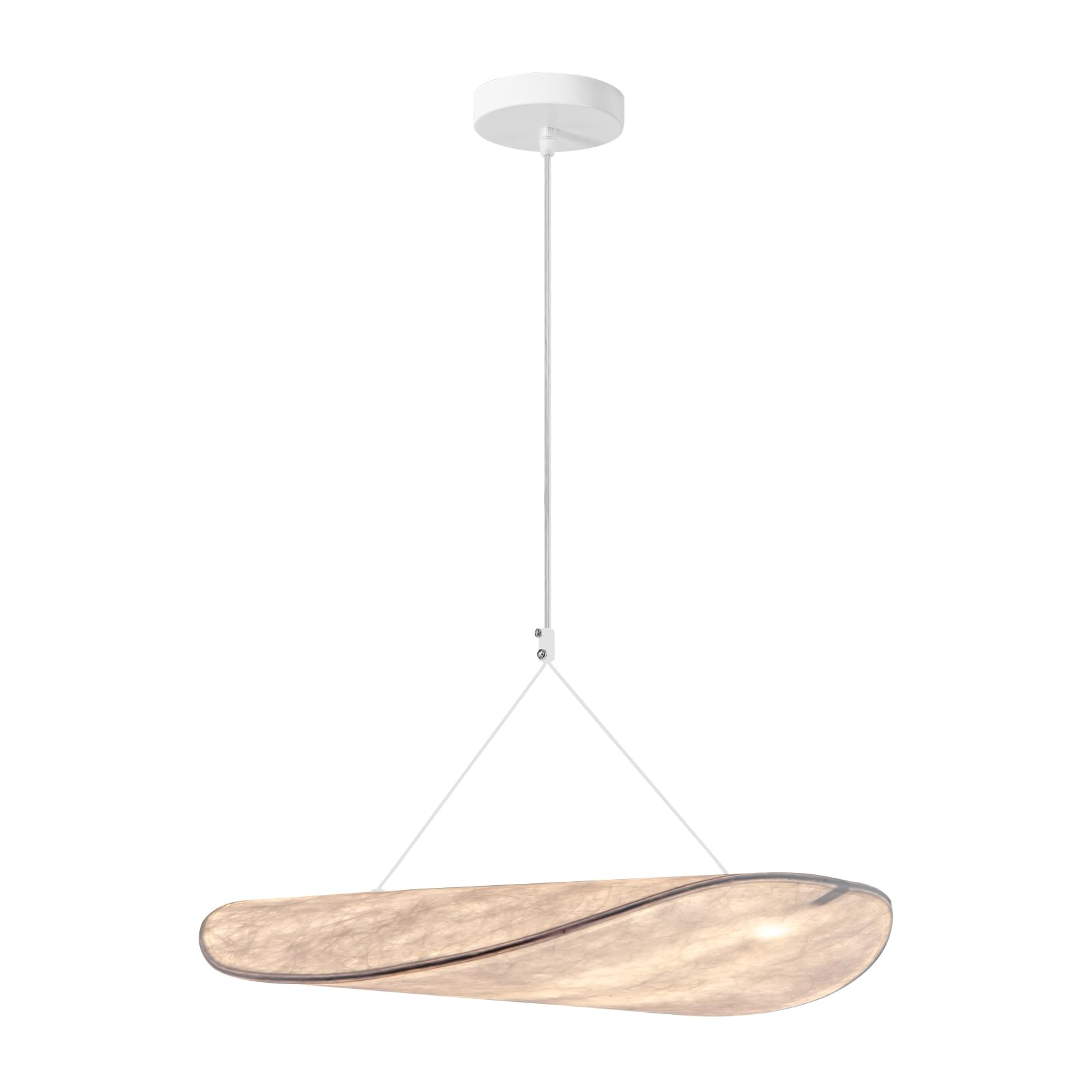 Photo 1 of COMSDY 23.6inch Large Wabi Sabi Chandelier, 3000K Warm Elegant Chandelier Light Fixtures for Dining Room Living Room Bar Hallwayr Kitchen Island