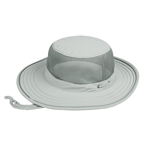 Juniper Sun Hats Taslon UV Bucket Hat, Grey, Medium