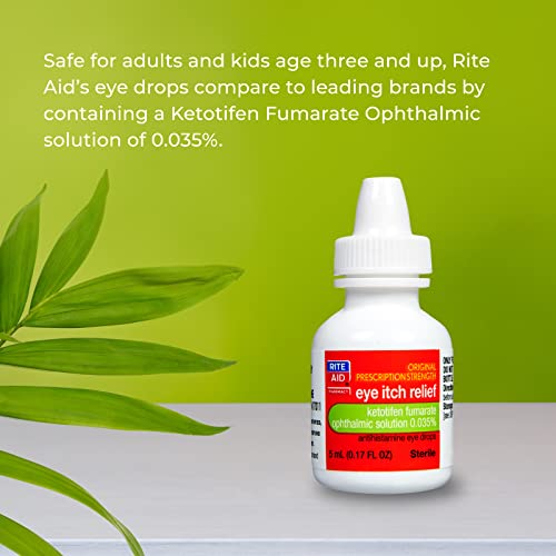 Rite Aid Eye Itch Relief Antihistamine Eye Drops, Original Prescription