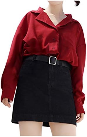 LIBECLO Women’s Blouse, Stylish, Drop Shoulder, Big Silhouette, Wide Silhouette, Cute