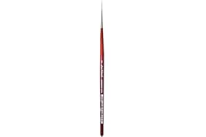 da Vinci Watercolor Series 1280 Size 3/0 - CosmoTop Spin Medium Needle-Sharp Liner - Professional Quality Multi-Diameter Synthetic Fibers - Holds More Water Than Any Other Synthetic