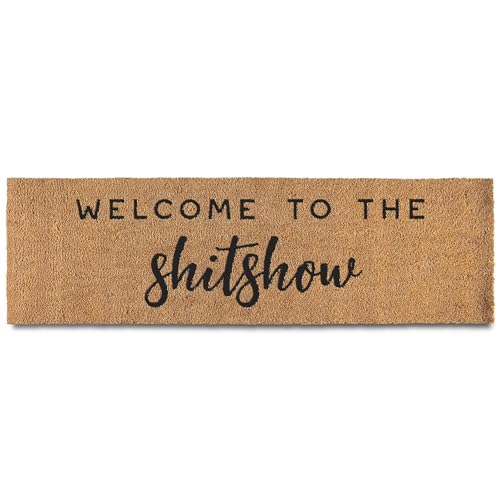 Welcome Shitshow Long Doormat Inch