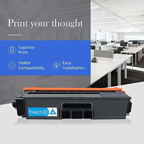 Starover TN423 TN421 Compatible Toner Cartridges for Brother TN-423 TN-421 Toner Cartridges for Brother HL-L8260CDW HL-L8360CDW DCP-L8410CDN DCP-L8410CDW MFC-L8690CDW MFC-L8900CDW (4 Pack)