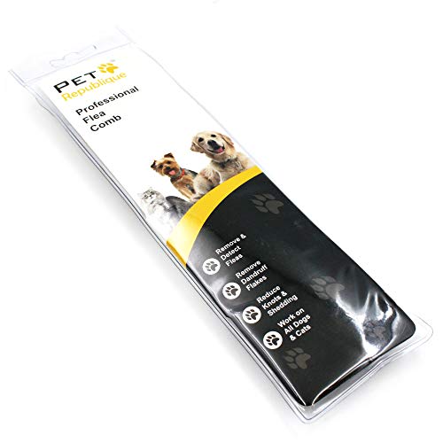 Pet Republique Dog and Cat Flea Comb for Most Dogs, Cats, Rabbits